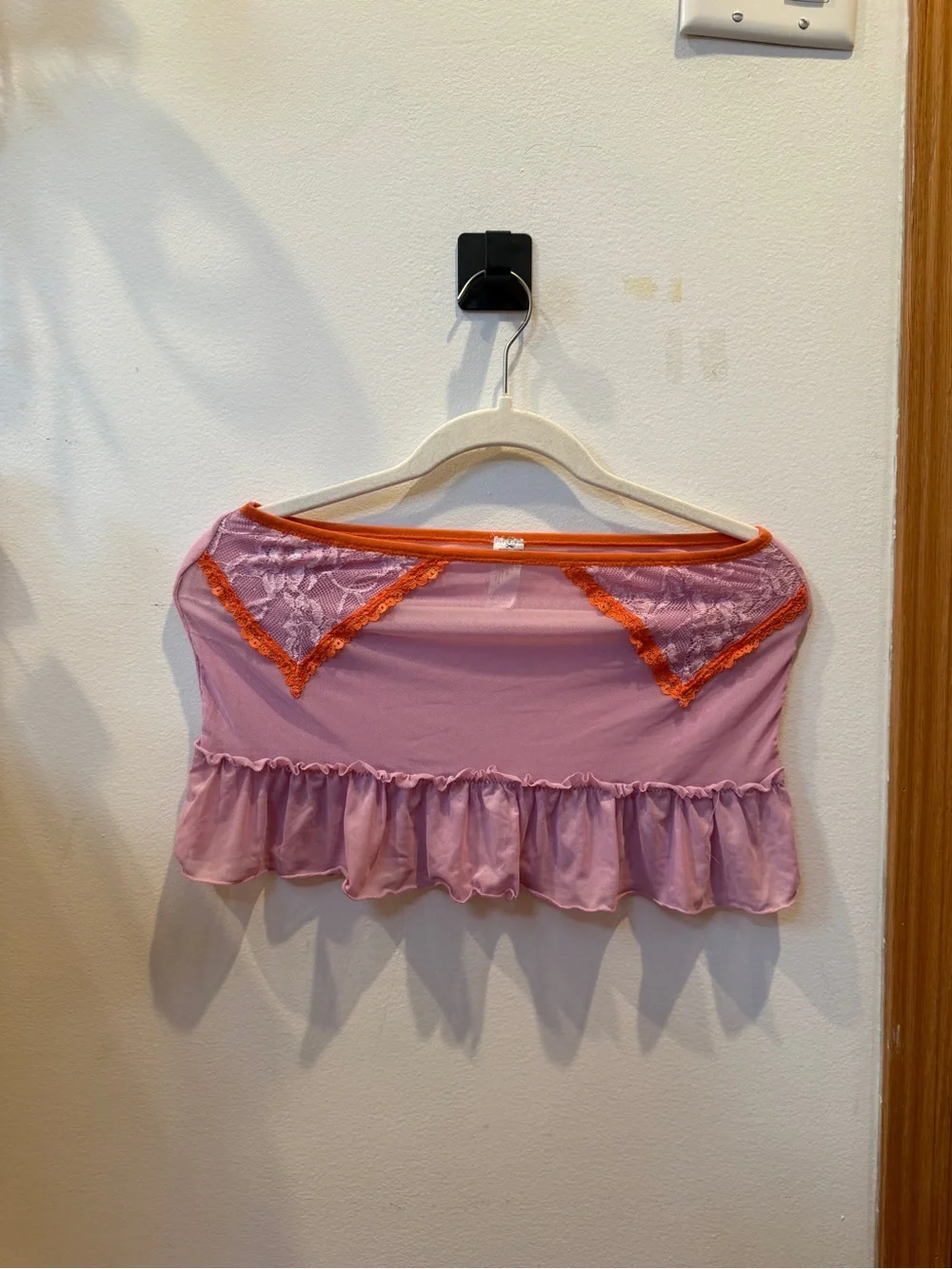 Purple Lingerie skirt set